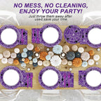 Qyeahkj 100 Pcs Halloween Birthday Party Supplies Paper Plates and Napkins Set - Image 5