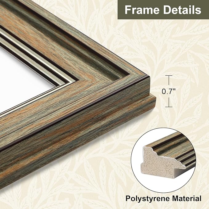 Vittanly 8x10 Picture Frame Set of 4, Vintage Photo Frame - Image 6