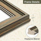 Vittanly 8x10 Picture Frame Set of 4, Vintage Photo Frame - Image 6