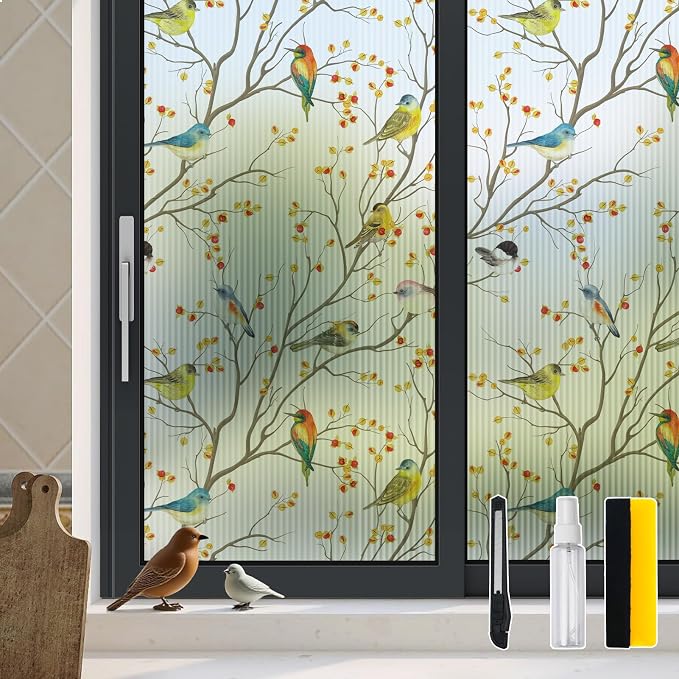 DKTIE Reeded Glass Window Film Seamless Pattern by Dktie