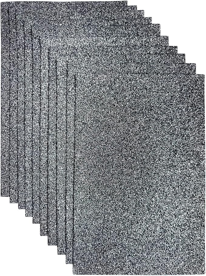 Jtnohx Glitter Felt Fabric, 8 x12 inches Felt Square Glitter by Jtnohx