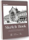 Sketch Book 11×14 inch, Spiral Bound Sketch Pad 50 Sheets, Acid-Free Sketchbook by Prudiut