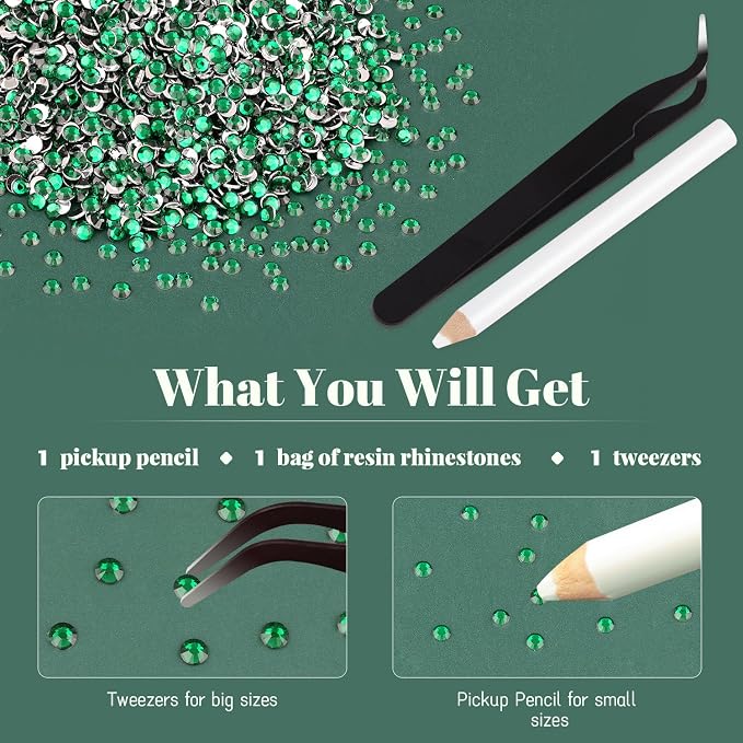 8000PCS 3mm Resin Rhinestones Bulk - Image 7