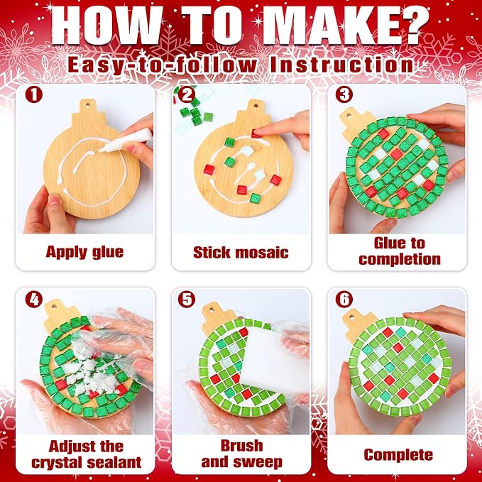 Qinyoung 6 Sets DIY Mosaic Tiles - Image 2