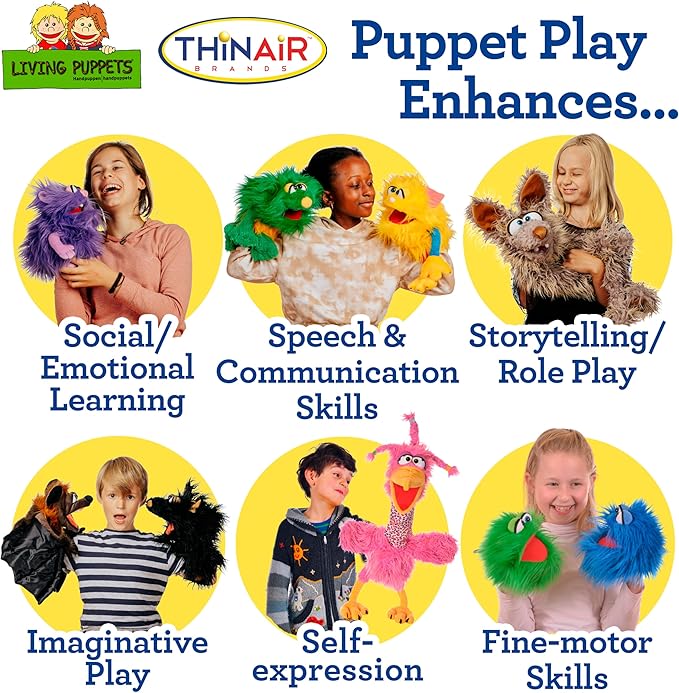 Living Puppets 14-Inch Friendly Monster Hand Puppet - Image 5