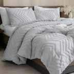 Andency Silver Grey Twin/Twin XL Comforter Set, Twin Bed Comforter by Andency
