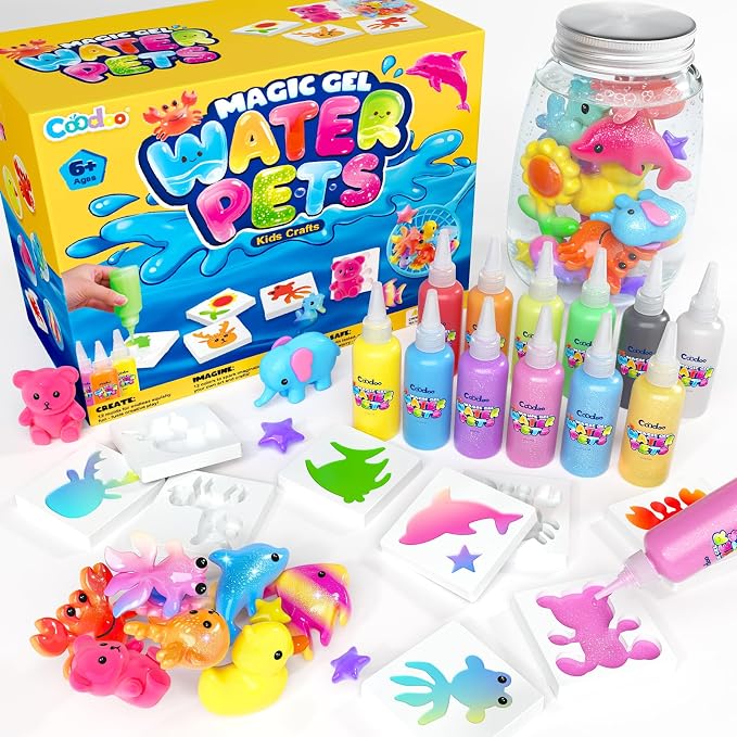 Coodoo Magic Water Elf Toy Craft Kits, Aqua Fairy Water Gel DIY Squishies by Coodoo