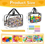 8 Packs Large Toy Storage Bags - Image 2