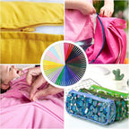 Zippers, DOITEM 72 pcs Zippers for Sewing 25cm/10 Inch Multicolor Nylon Coil - Image 6