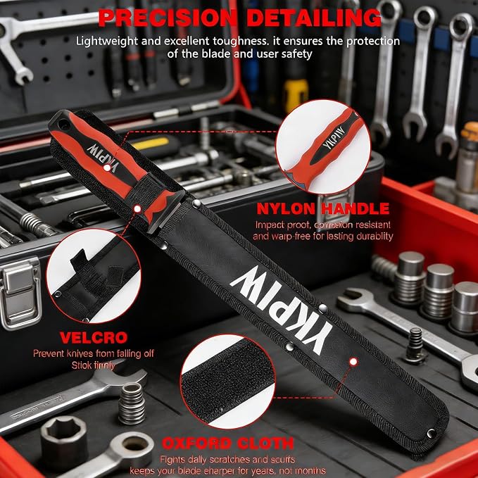 Insulation Knife with Measuring Scale, Stainless Steel Double-Sided Serrated - Image 5