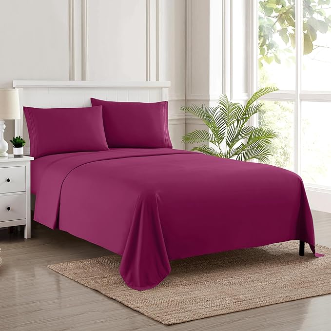 King Size Sheets by SweetHomeCollection