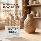 Hokkieam Clay Texture Rollers | 10-Pack Polymer Clay Texture Roller Set - Image 8