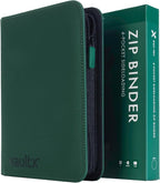 Vault X 4 Pocket Zip Trading Card Binder 160 Cards Exo-Tec | Holds 160 by VaultX
