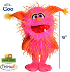 Living Puppets 15-Inch Plush Pink & Orange Friendly Monster Hand Puppet - Image 3