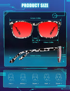 TIJN Sleep Glasses with Blue Green Light Blocking, Screen Fatigue & UV - Image 7