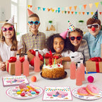 40Pcs Sleepover Party Supplies for Girls Pajama Birthday Plates and Napkins - Image 6