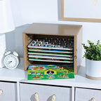 Melissa & Doug Natural Wood Puzzle Storage Case - Image 9