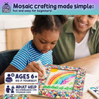 PURPLE LADYBUG DIY Mosaic Photo Frame Crafts - Image 4