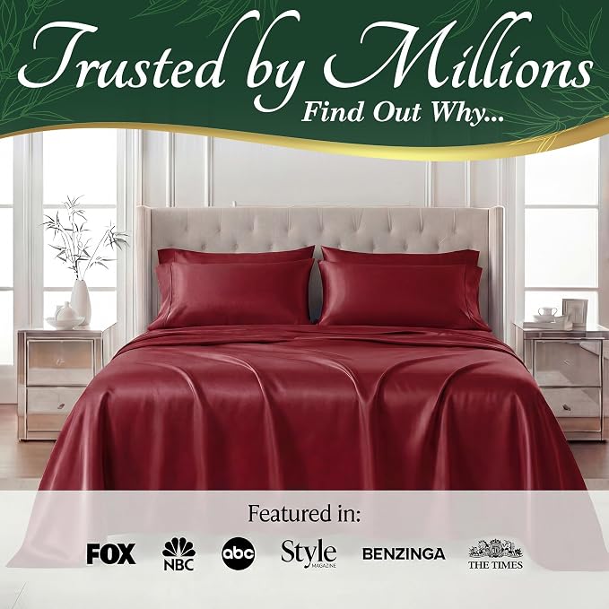 DECOLURE 100% Viscose Derived from Bamboo Sheets Full Size - Image 5