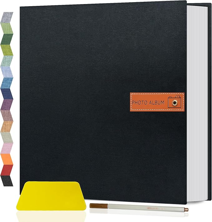 Popotop Large Photo Album Self Adhesive 4x6 5x7 8x10 Scrapbook Album DIY by Popotop