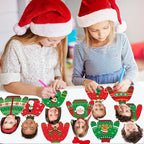 60pcs Christmas Theme Cutouts Ugly Sweater Bulletin Board Decorations Xmas Ugly - Image 6