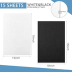 Innconee 15 Pcs Embroidery Foam 3mm Thick 10 x 15 Inch 3D Puffy EVA Foam Sheets - Image 2