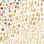 SANNIX 350Pcs Charms for Jewelry Making - Image 8