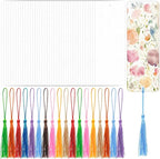 DSYIL 50 Sets Watercolor Paper Bookmarks by DSYIL