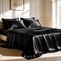 Love's cabin Satin Queen Sheets Set by Lovescabin