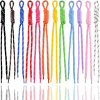 Paracord Keychain Paracord Bag Charm 12pcs Braided Nylon Rope Keychain Cord by Cmidy