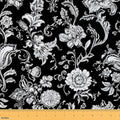Paisley Floral Upholstery Fabric by Feelyou