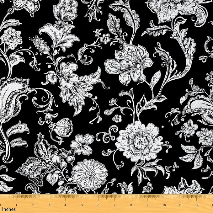Paisley Floral Upholstery Fabric by Feelyou
