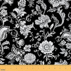 Paisley Floral Upholstery Fabric by Feelyou