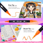 WINSONS Acrylic Markers, 60 Dual-Tip Paint Pens - Image 3