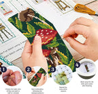 ORIGACH 6 Pcs Cross Stitch Bookmark Kit - Image 4