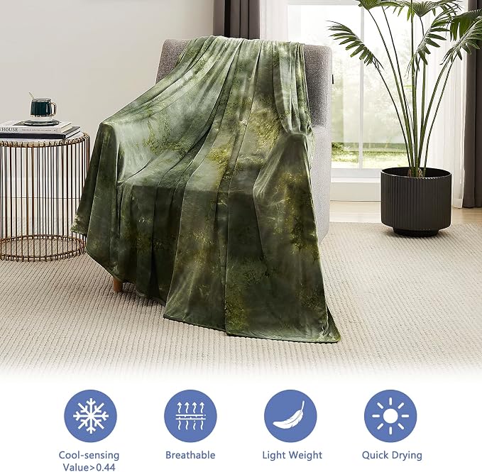 Topcee Cooling Blankets for Hot Sleepers, Arc-Chill Q-Max >0.5 Cool Fiber - Image 6