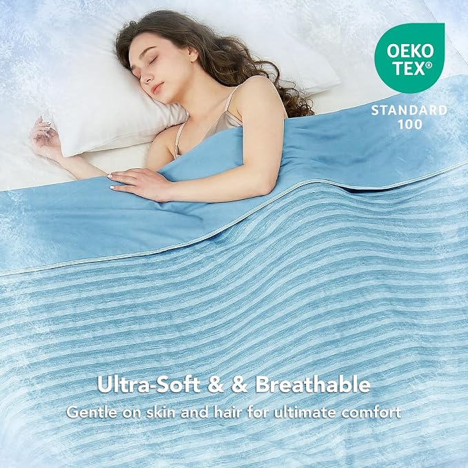 GOHERO Cooling Blanket for Couples- 60"x90" Summer Cooling Throw Blanket for - Image 2