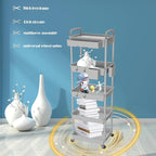 5 Tier Rolling Utility Cart - Image 3