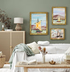 KTKDE 20x24 Picture Frame Set of 2, Ornate Vintage Poster Frames - Image 5