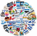 BulbaCraft Honduras Stickers for Water Bottle and Laptop by BulbaCraft