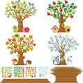 32 Set Seasonal Trees Craft Kits Make Your Own Four Seasons Tree Decoration | by Bafeil