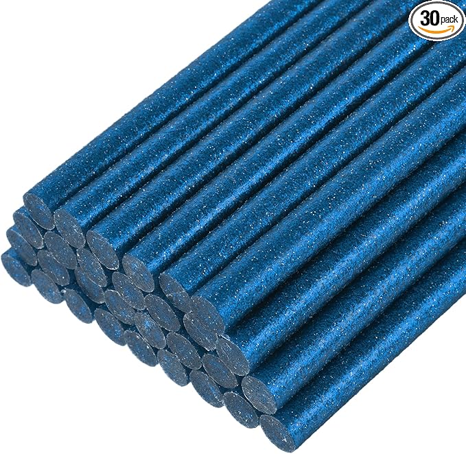 uxcell 30pcs Full Size Hot Glue Gun Sticks 8-inch x 0.43-inch High Sticky Large by uxcell