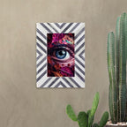 Picture Photo Frame Chevron Herringbone Art Inspired Vintage Table-Top/Wall - Image 5