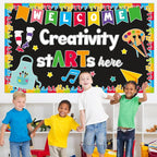 Art Paint Bulletin Board for Classroom Decorations Creativity Starts Here - Image 7