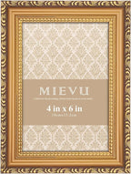 4×6 Picture Frame Gold by MIEVU