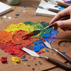7Pcs Spatula Palette Knife Painting Knife Set Stainless Steel Drawing Scraper - Image 3