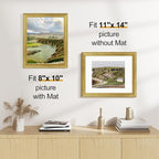 Vittanly 11x14 Picture Frames Set of 2, Ornate Vintage Photo Frame - Image 3