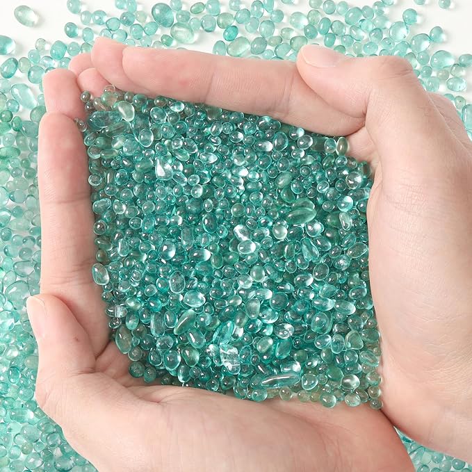 T4U Fish Tank Gravel 2 LB, Tumbled Small Rocks by T4U