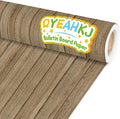 Qyeahkj Wood Grain Bulletin Board Paper Roll Rustic Bulletin Board Background by Qyeahkj