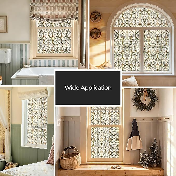 3D Stained Glass Window Film, Decorative Window Privacy Film - Image 7